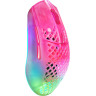 Гейминг мишка SteelSeries - Aerox 3 WL Gen 2, оптична, безжична, Magenta Haze